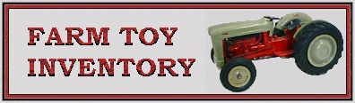 Ford Farm Toy Inventory